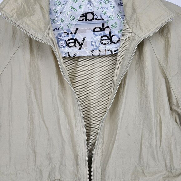 Vintage Members Only Jacket Mens 2XL Retro Rain Windbreaker Tan Vented - Picture 6 of 14